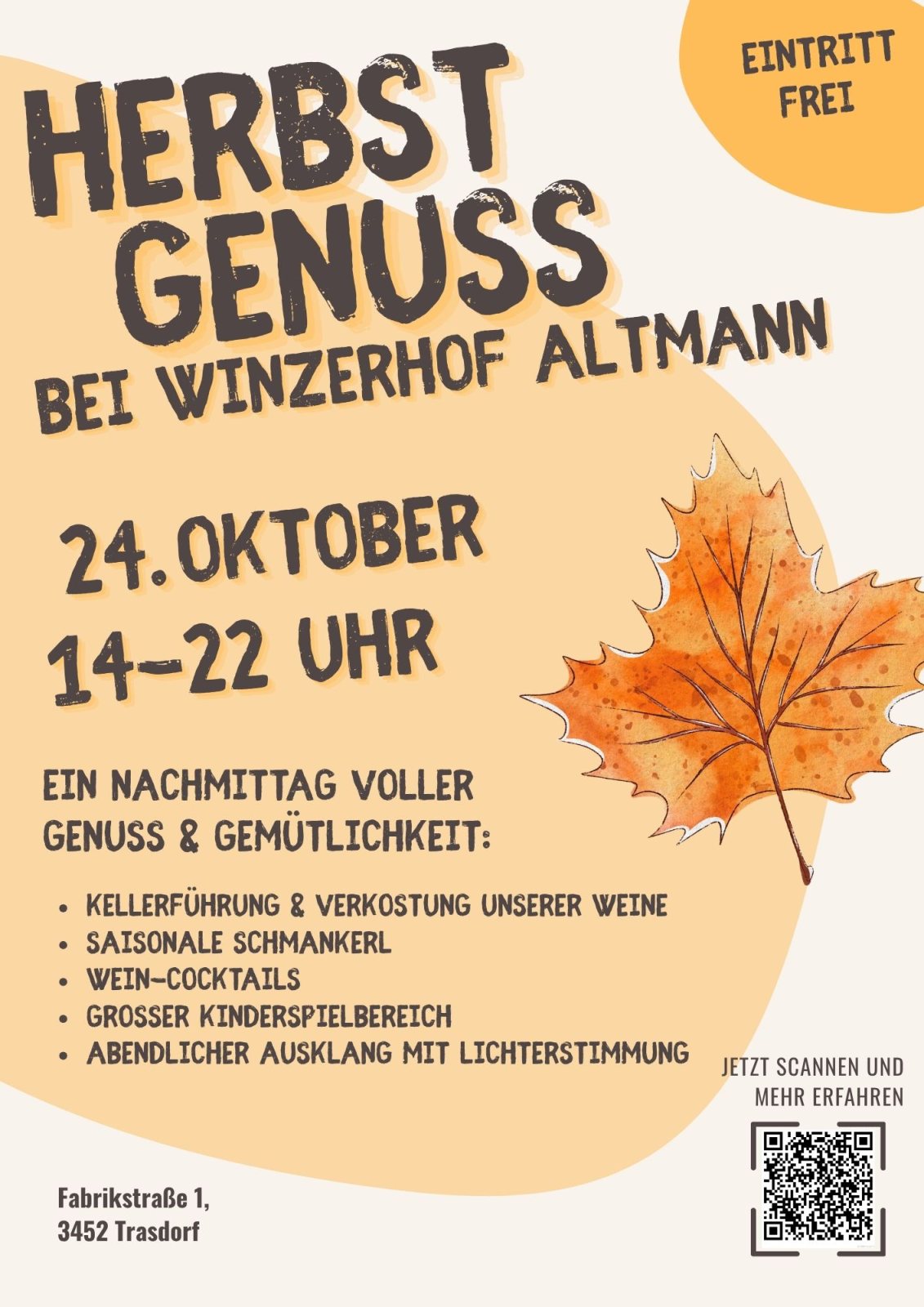 Herbstgenuss am Winzerhof Altmann